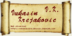 Vukašin Krejaković vizit kartica